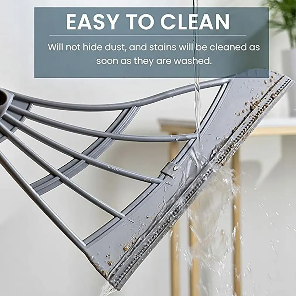 

Magic Broom Multifunctional 2-in-1 Sweeper Adjustable Wiping Sweeper Floor Squeegee Hair Remover Squeegee For Shower