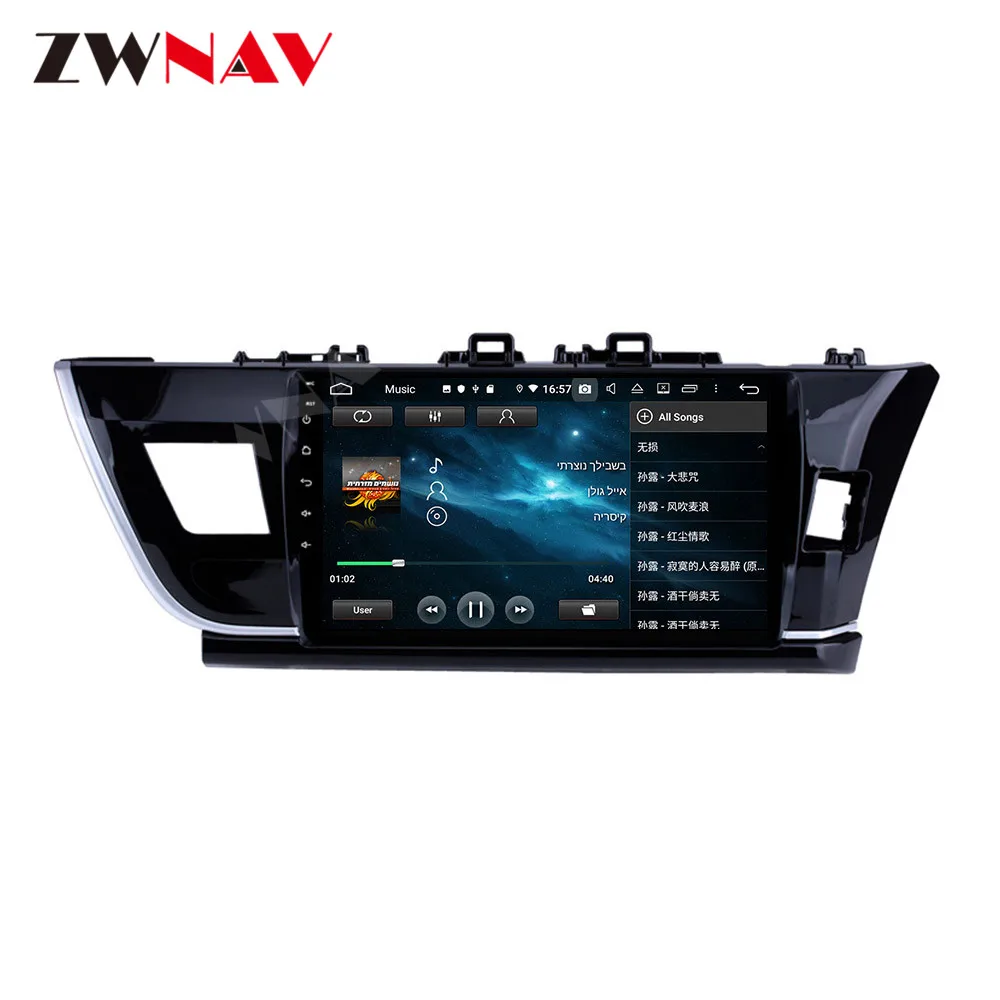 Для Toyota Corolla 2011-2015 2016 Android IPS экран PX6 DSP автомобильный без DVD GPS мультимедийный плеер