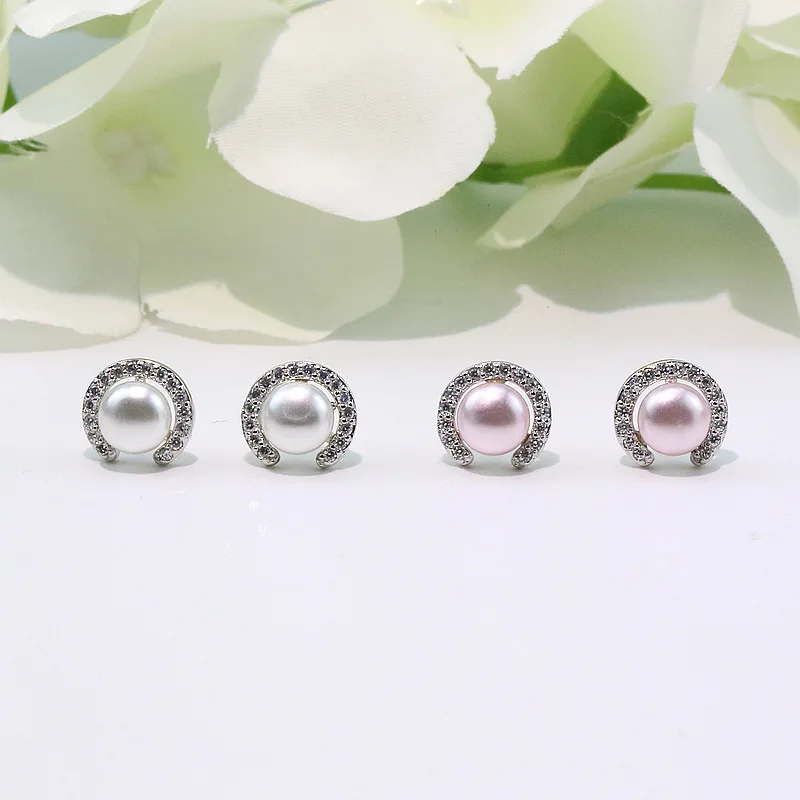 Модные белые серьги с барочным жемчугом из стерлингового серебра 925 пробы 2019 |