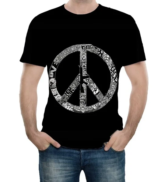

Cool peace love music Webb men's and women's T-shirt