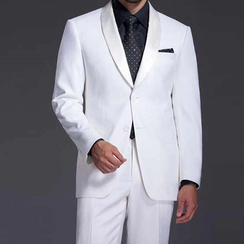 

Модные красивые белые костюмы на заказ для свадебного платья, мужской лучший костюм, облегающий костюм для свадьбы, пляжа, уживечерние (пидж...