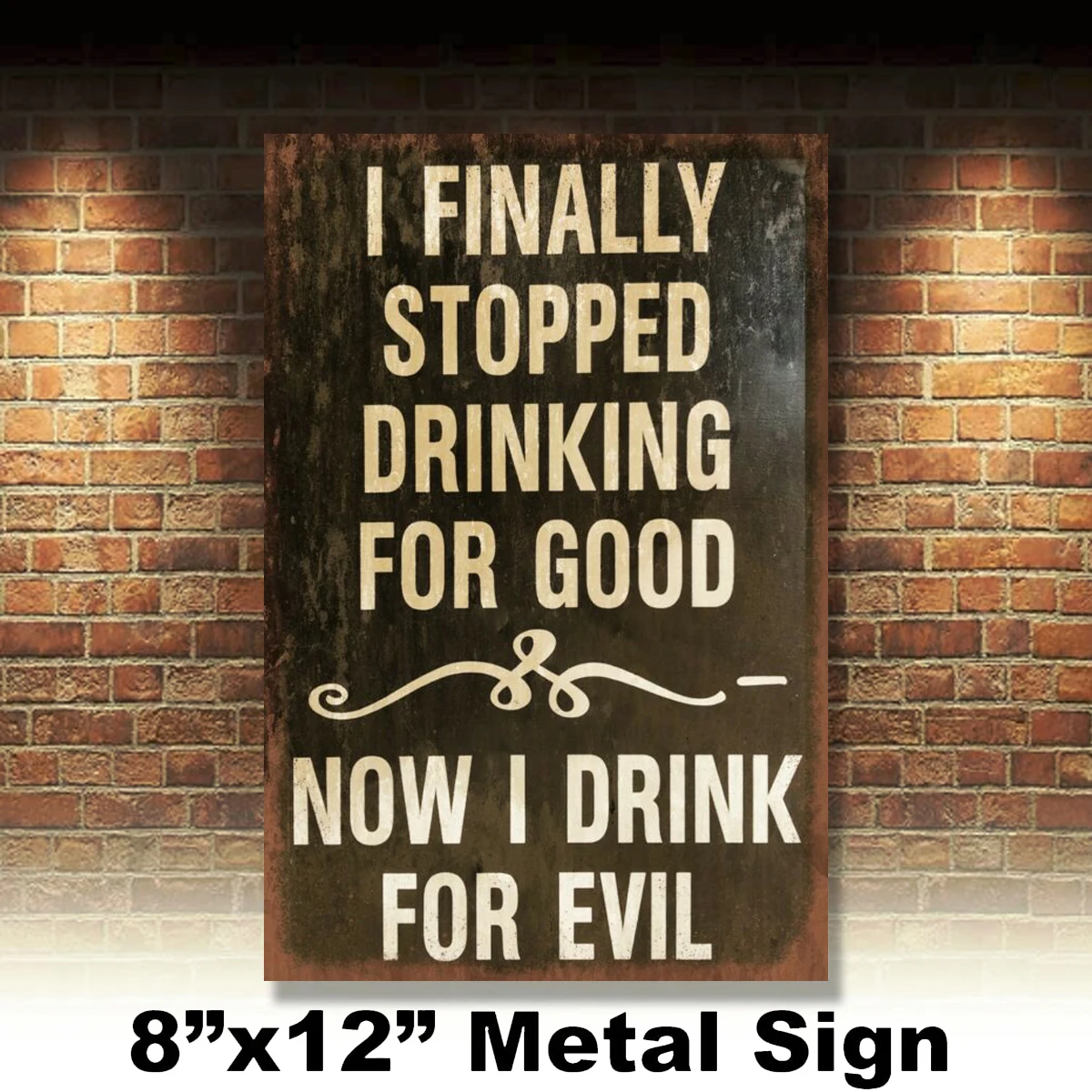 

Забавный перестал пить винтажный Ретро стиль знак, Подарочная коробка для писем Бар Паб маньера