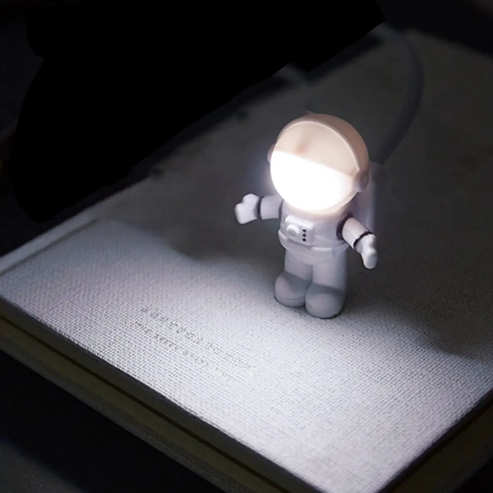 

Creative Spaceman Astronaut LED Flexible USB Light Night Light for Kids Toy Laptop PC Notebook