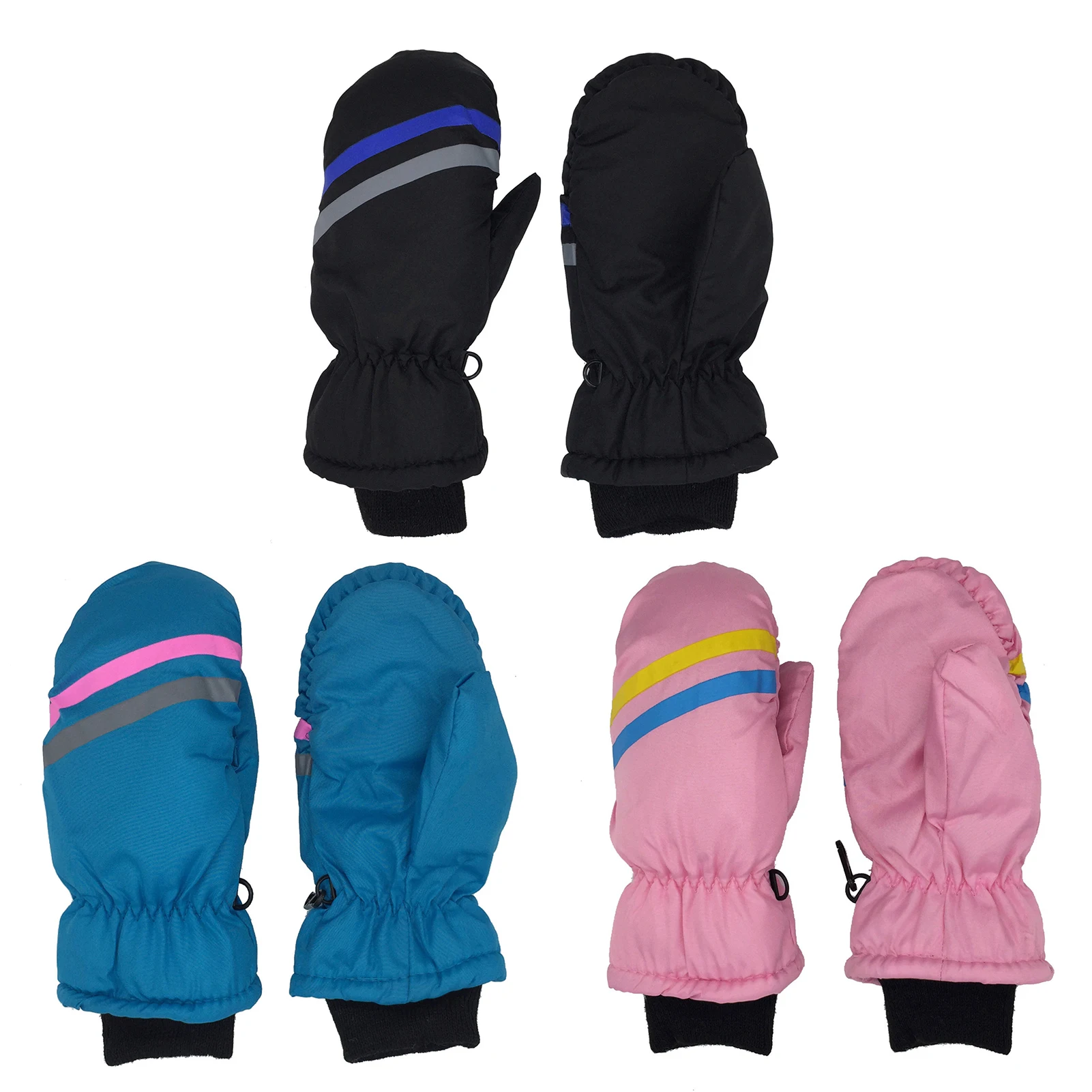

Children Ski Gloves Kids Fashion Print Ski Gloves Winter Warm Snow Snowboard Windproof Waterproof Mitten For Skating /Hiking