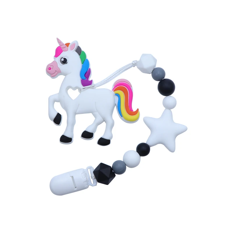 Joepada силиконовая цепочка для соски ручной работы Детская прорезывания зубов