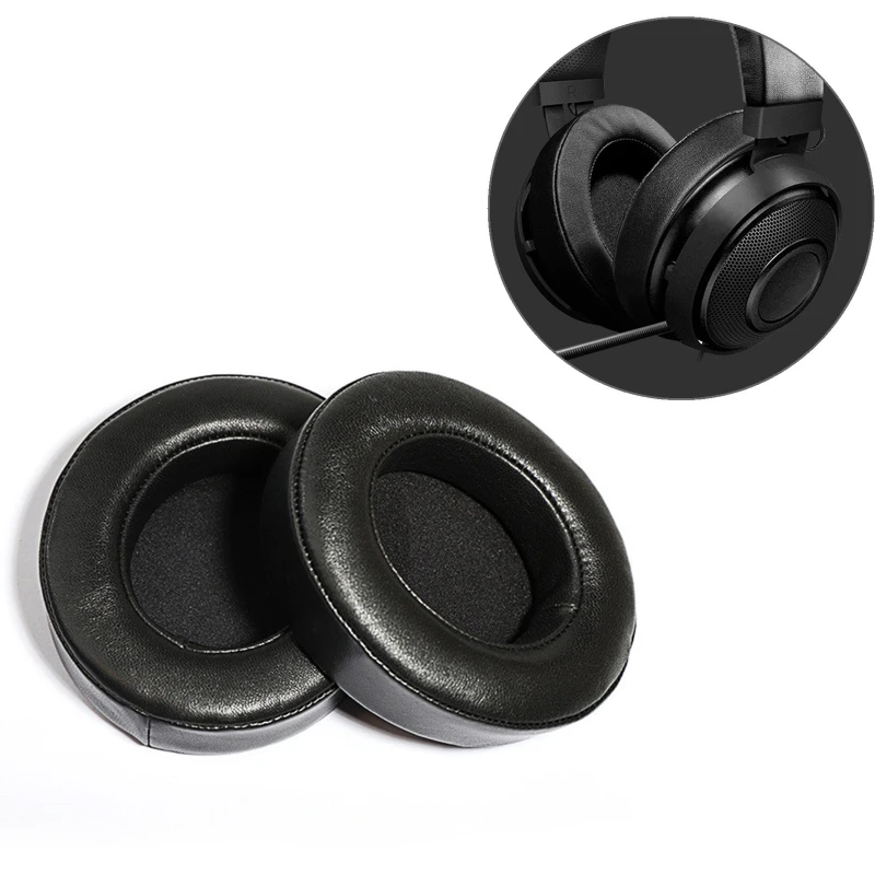 

Replacement Lambskin Earpads Foam Ear Pads Cushions For Razer Kraken 7.1 Chroma V2 USB Gaming Pro V2 Headphone