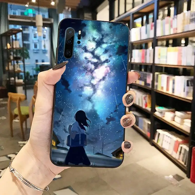 

Anime Your Name Phone Case For Huawei honor Mate P 9 10 20 30 40 Pro 10i 7 8 a x Lite nova 5t