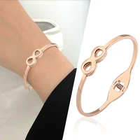gothic accessories rrose gold 8 words friendship bangle jewelry stainless steel bracele for women mens bracelets 2021 novelties