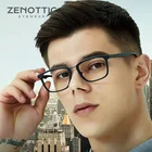 Квадратные оправы для очков ZENOTTIC из ацетата по рецепту для мужчин, прозрачные линзы, деловая оправа для очков, оптические очки для близорукости