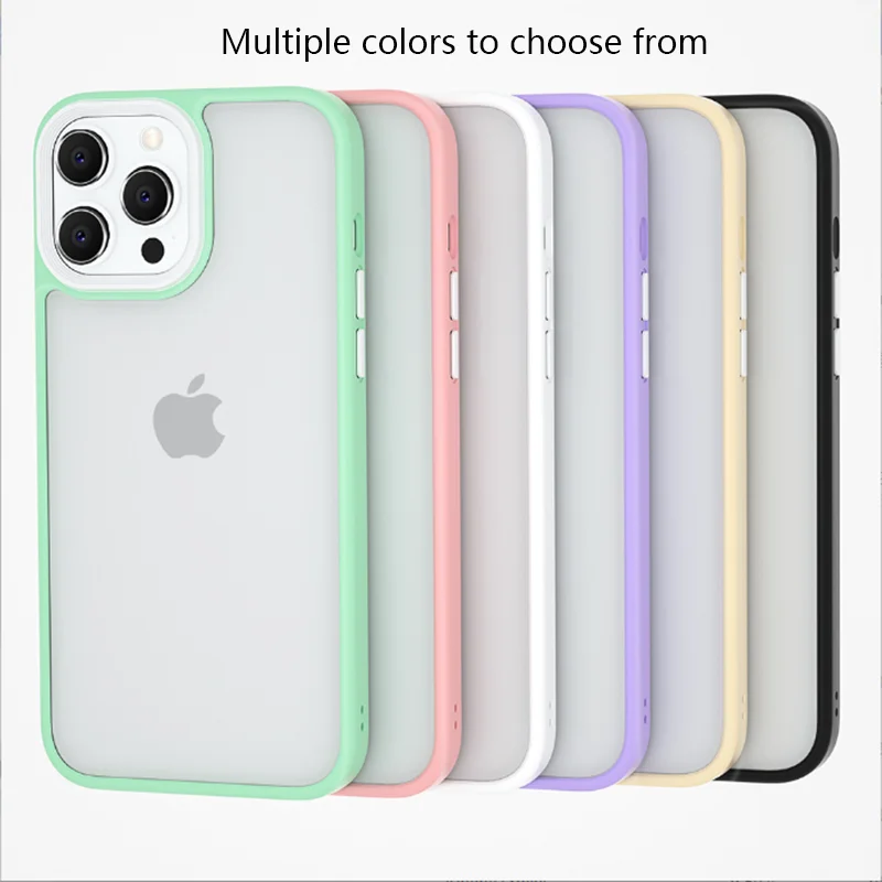 

New Luxury Explosion-proof Candy Color Frosted IPhone 13 Phone Case For IPhone 12 Pro 11 Max SE 2020 XR XS X 8 Plus Phone Case