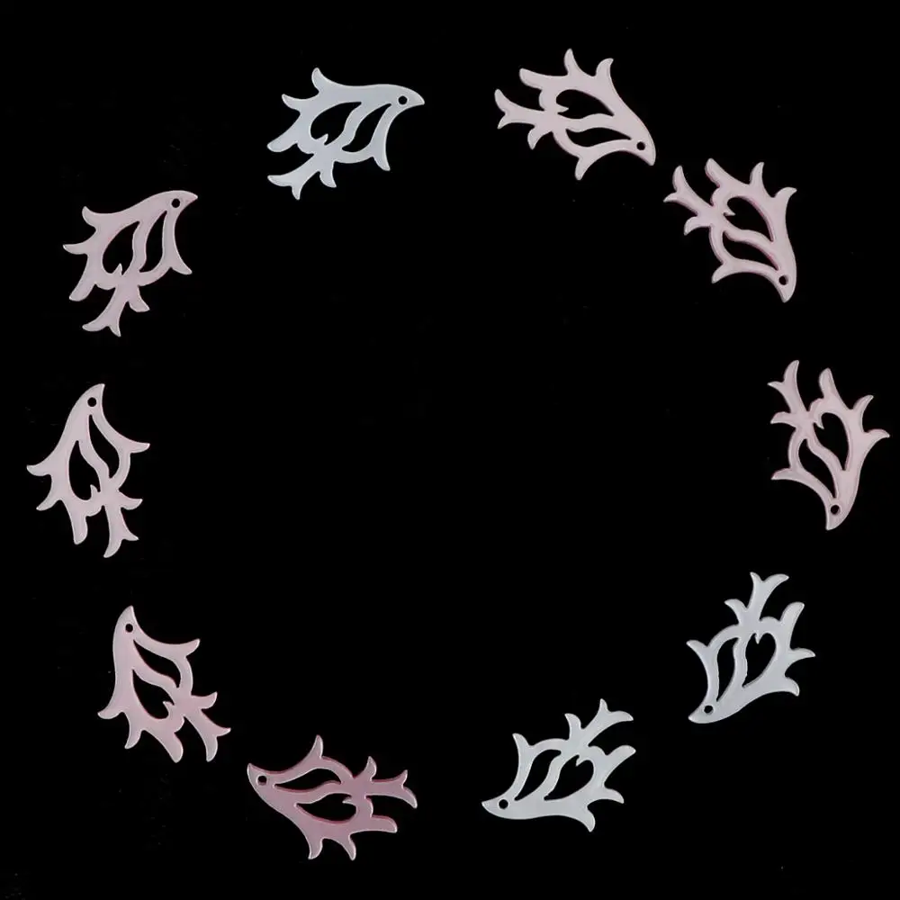 12 шт. красивые уксусная кислота доска рога с одним отверстием бисера для