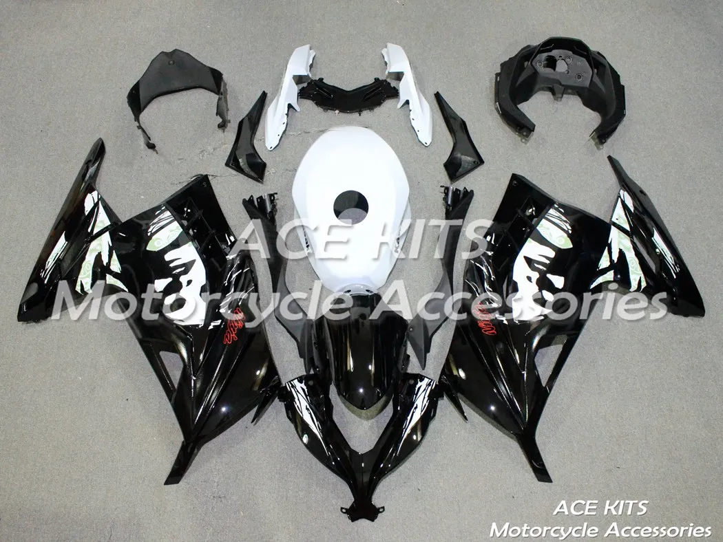 

Новинка Обтекатели для мотоциклов из АБС для Kawasaki Ninja300 EX300 2013-2017 13 14 15 16 17 кузов доступен во всех цветах No.0040