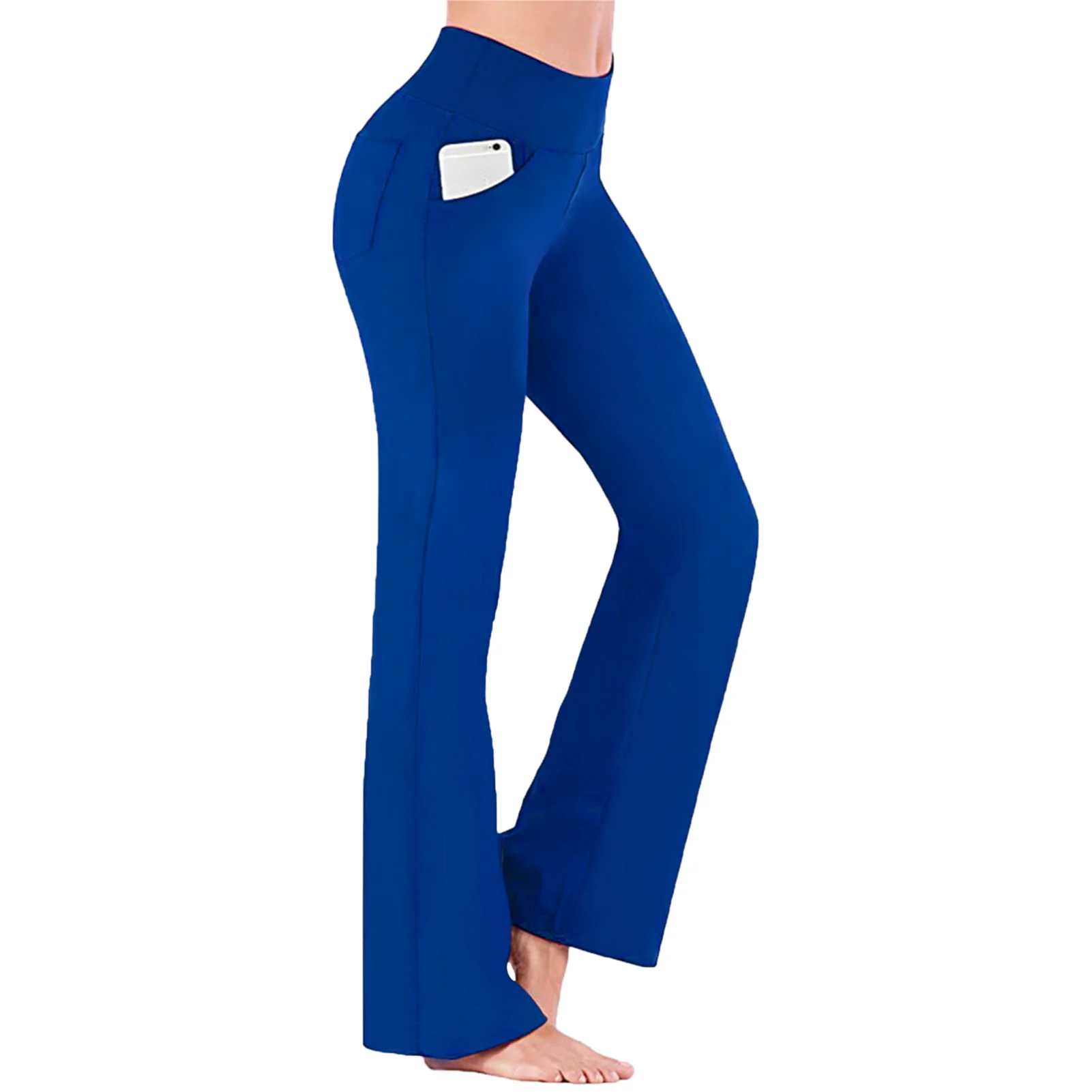 Women Cotton Ballet Trousers Girls Adult High Waist Stretch Bell-bottoms Dance Flare Pants Broad Leg Yoga Sport Ballet Pants