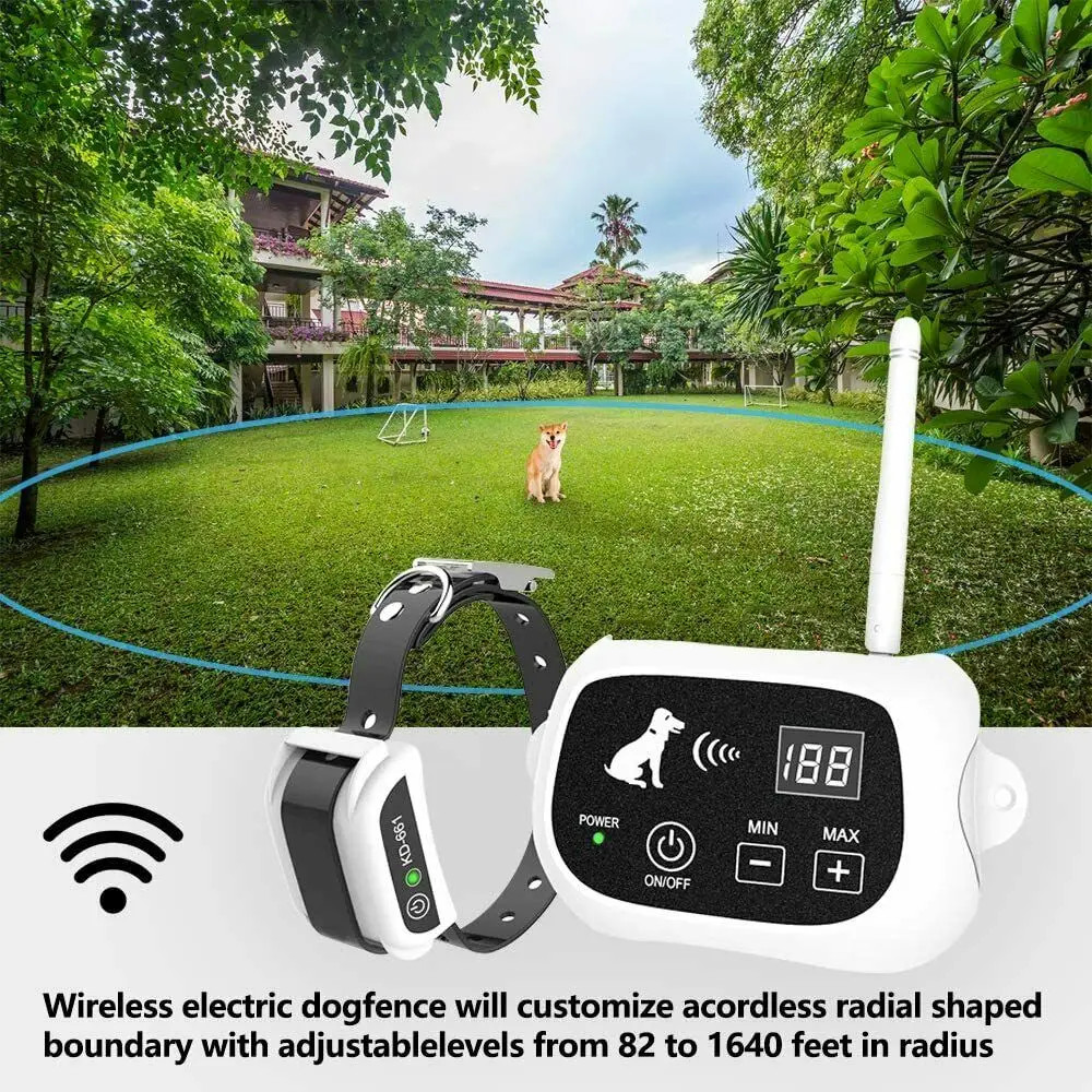 KD-661 500m Dog Electric Fence Wireless 1/2/3 Dogs Crate with Electeic Collar Pet Perros Accesorios dropshipping center |