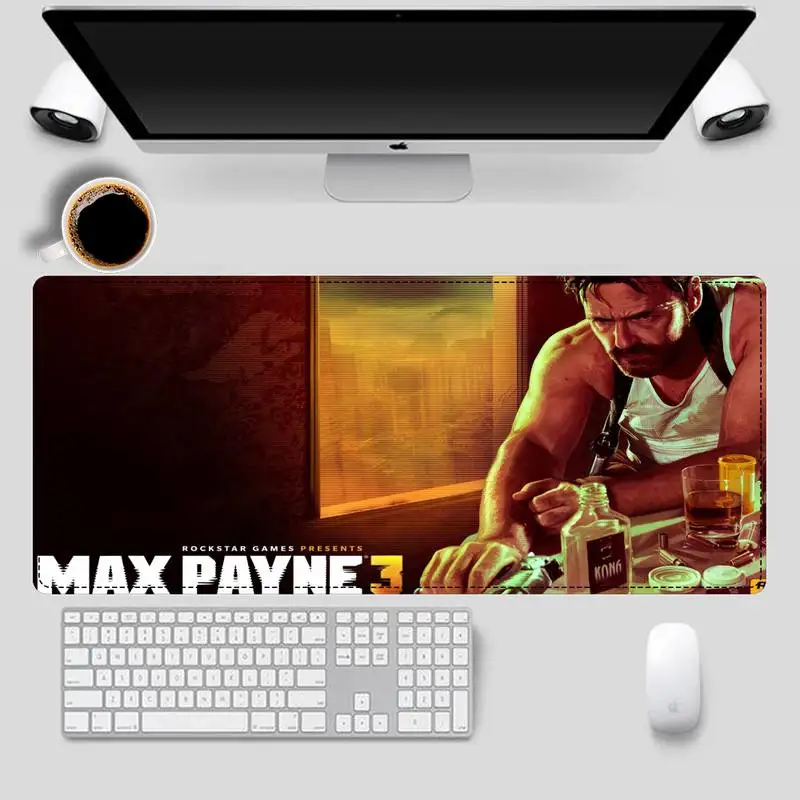 

Brand Max Payne Mouse Pad Gaming MousePad Large Big Mouse Mat Desktop Mat Computer Mouse pad For Overwatch