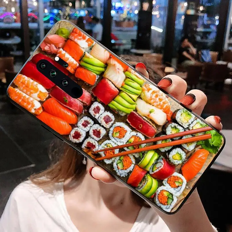 Чехол для японской кухни суши оболочка Redmi Note 9 8 8T 8A 7 6 6A Go Pro Max K20 K30|Бамперы| |