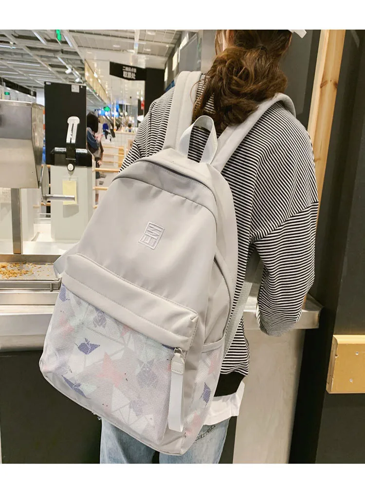 

2021 New Casual Backpack Female School Bag Female College Student Travel Fashion Backpack Large Capacity Outdoor Waterproof Bag