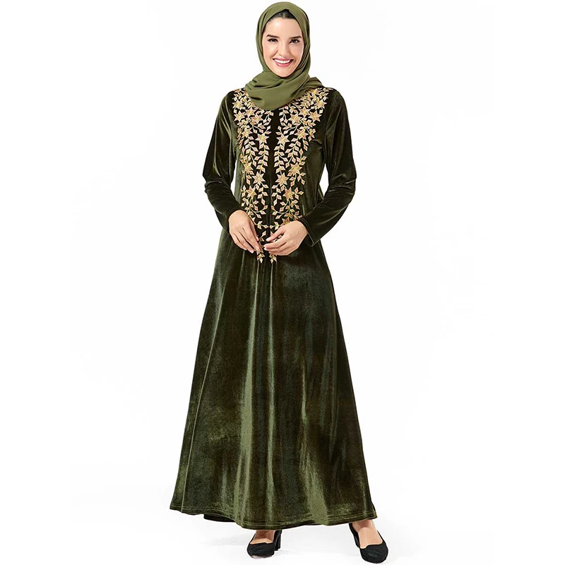 мода исламская Турция элегантное кимоно Новое мусульманское платье арабского