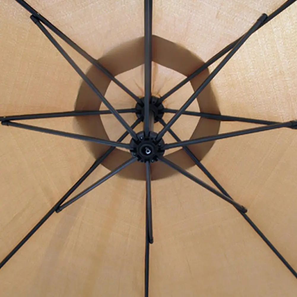 Водонепроницаемый тканевый зонт для улицы 3 метра садовый с консолью банановый