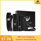 Набор для роста бороды, уход за волосами, гребень для усов, Парикмахерская, растительное масло, сыворотка, уход за лицом