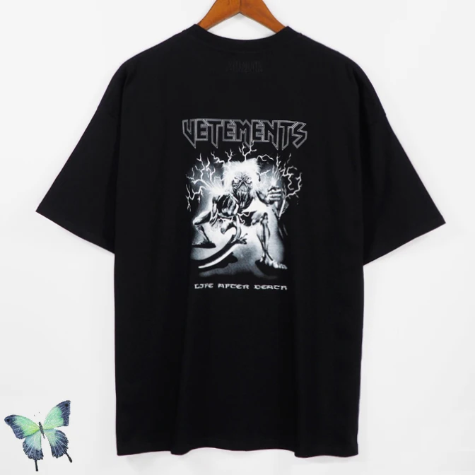 

2021SS Summer Vetements T Shirt Office Dress Up Men Women Vetements T-shirt