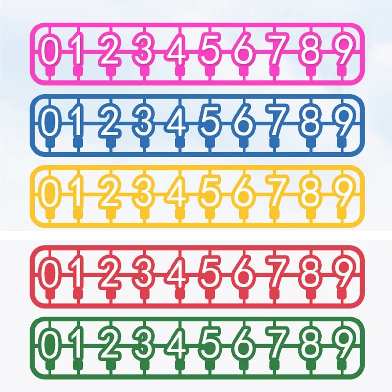 

Табличка с номером телефона, разные цвета