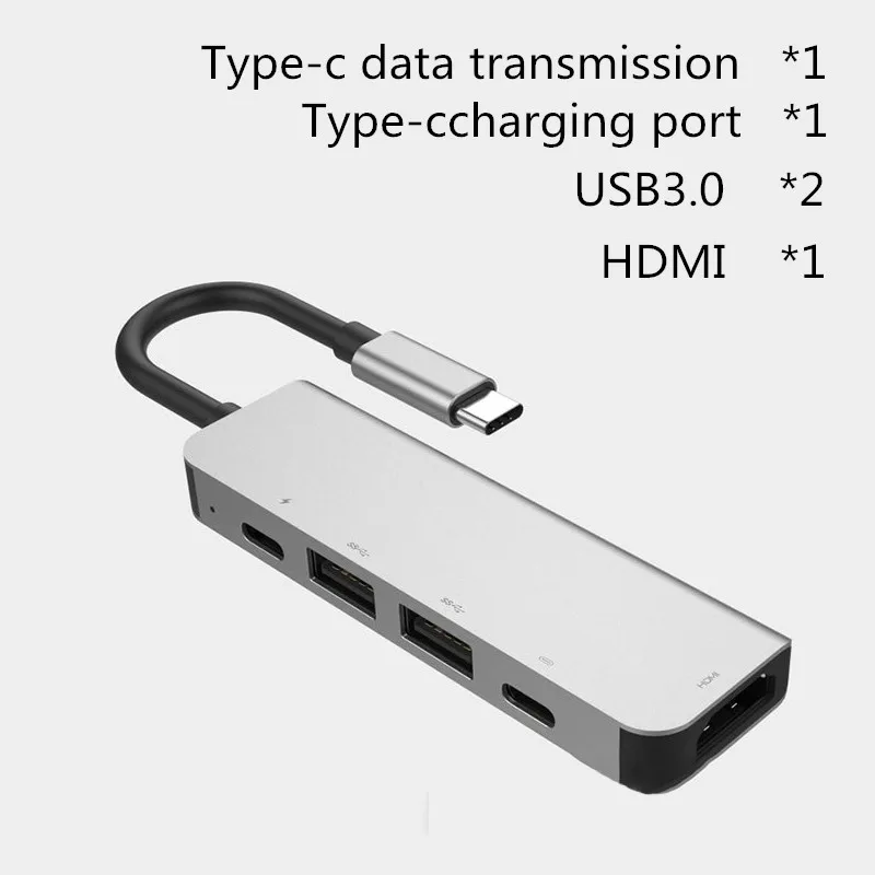 Высокая Скорость 5-Порты и разъёмы USB3.0 4K HDMI HDTV OTG USB-CAdapter Micro USB c PD зарядки Порты и разъёмы для смартфонов Apple Macbook Планшетные ПК ноутбука, настольного компьютера, аксессуары