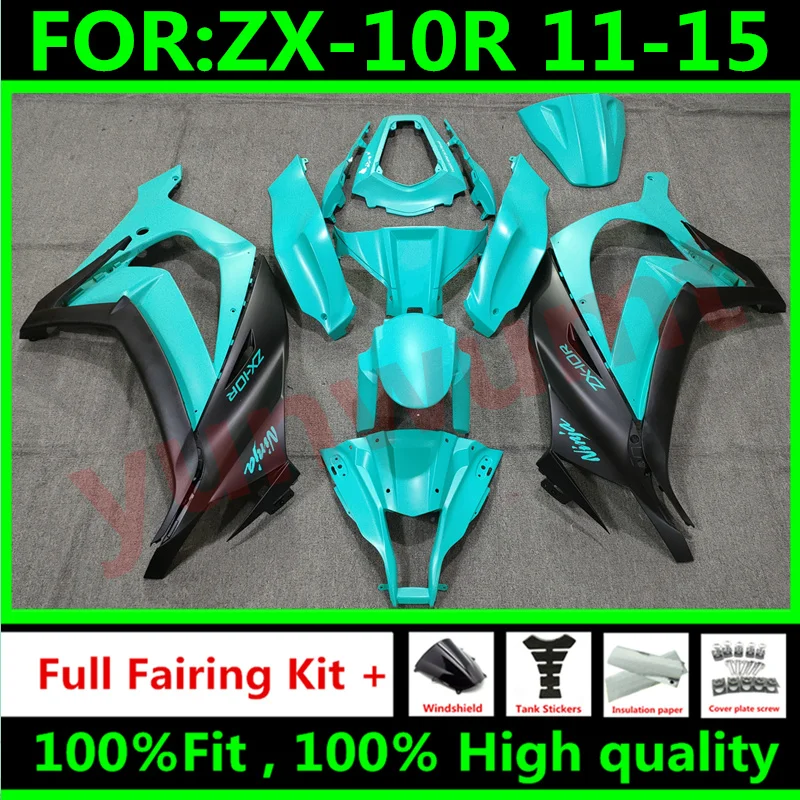 МОТОЦИКЛ ABS 100% литьевая форма полные Обтекатели для Kawasaki ZX-10R ZX10R 2011 - 2015 11 12 13 14 15