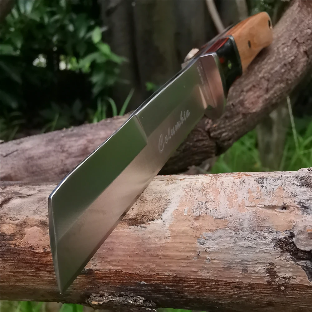 Нержавеющая сталь с фиксированным лезвием острое прямой нож на открытом воздухе