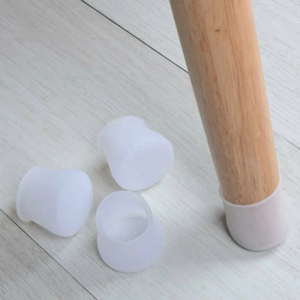 

20 X Silicone Chair Leg Cap Round Covers Furniture Table Feet Floor Protectors For Tables, Desks, Beds, Cupboards Table Foot Cap
