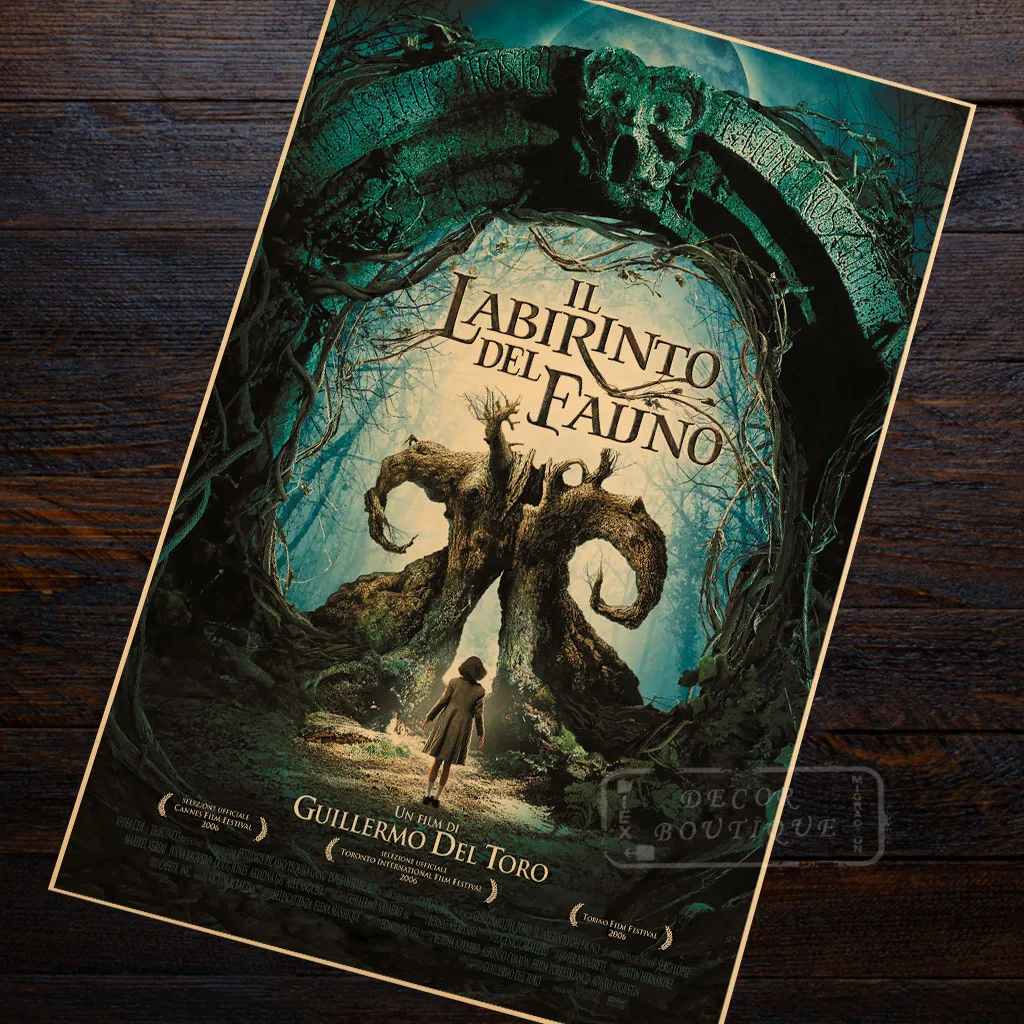 Pan's Labyrinth Sci-Fi фильм Винтаж ретро декоративная рамка постер DIY настенные холст