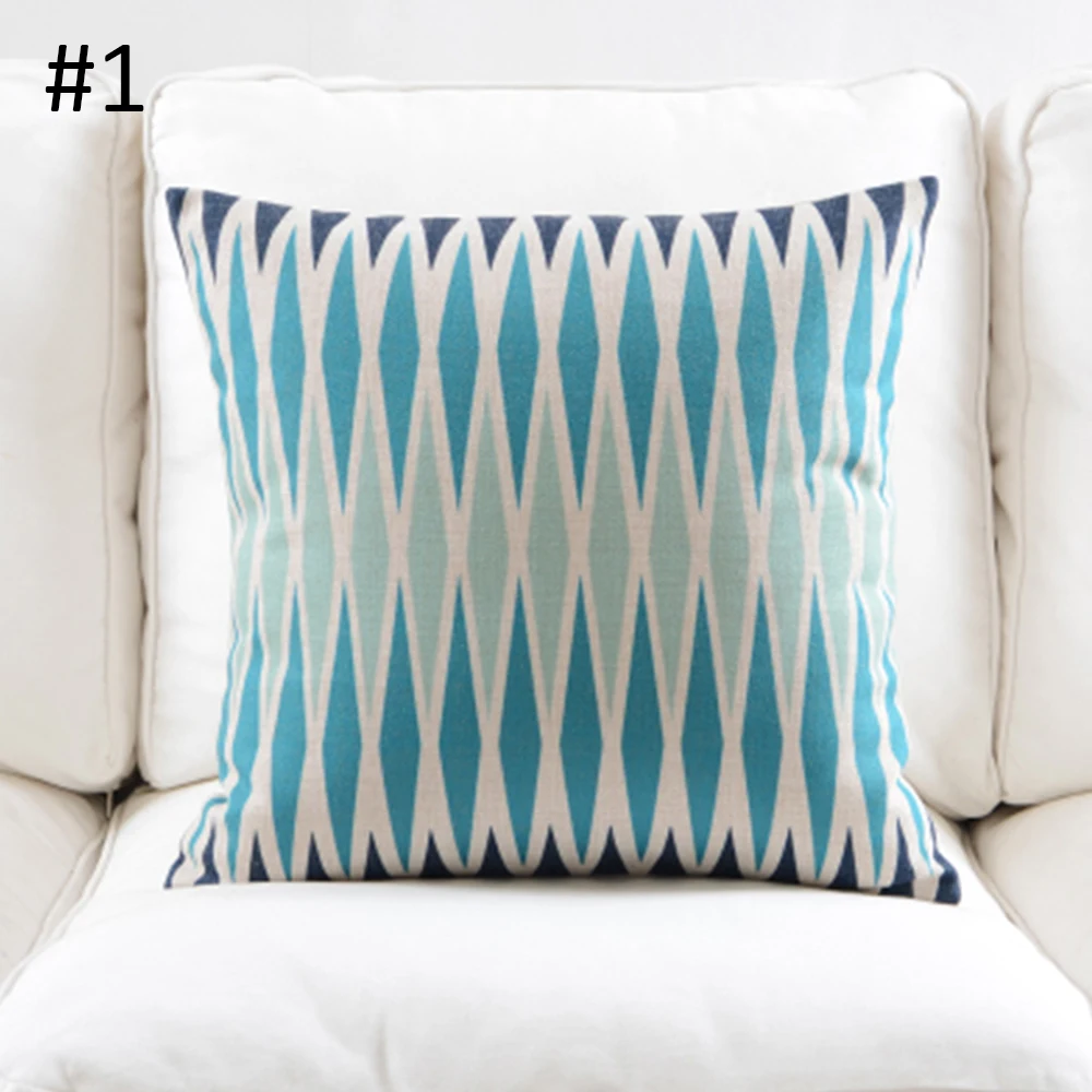 45*45 см Животные Зебра цвет геометрический наволочка чехол из хлопка и льна для