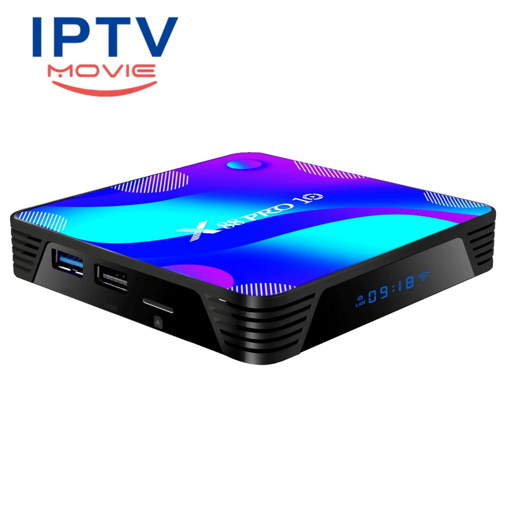 2021 X88pro Android Box For 4K Tv 10 Set Top RK3318 2gb 16gb x88Pro MX3 Voice I8 Keyboard Player | Электроника