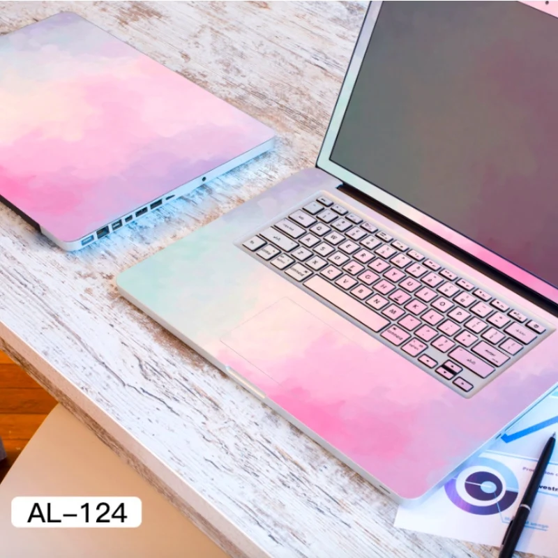 Красивая трехсторонняя наклейка для ноутбука Dell / Lenovo MacBook /Acer/HP/Asus/Alienware/наклейка