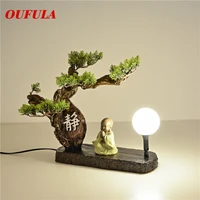 hongcui table lamp desk resin modern contemporary office creative decoration bed led lamp for foyer living room bed room