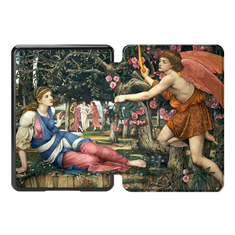 AM07 MTT тонкий из искусственной кожи чехол для Amazon Kindle Paperwhite 4 10th версия Флип Стенд Smart Cover с рисунком защитный чехол для планшета - Цвет: AM07