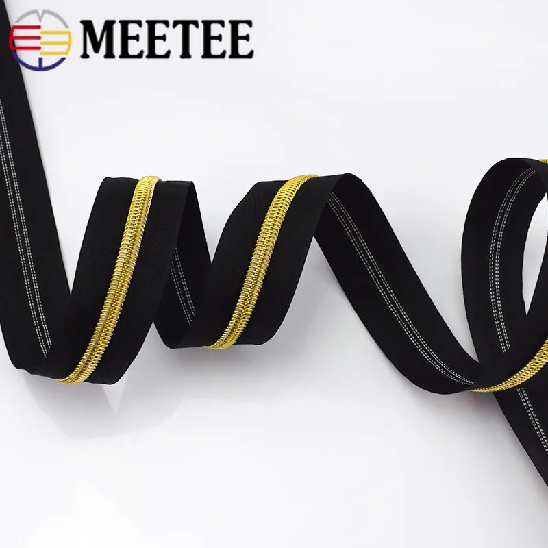 

2/5/10m Eco-friendly 5# Nylon Zipper for Sewing DIY Zip Clothes Open-end Zippers Sports Coat Bag Garment Clothing Accessories