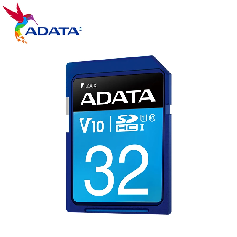 Оригинальная SD-карта ADATA 32 Гб SDHC UHS-I класса V10 высокоскоростная флеш-карта для