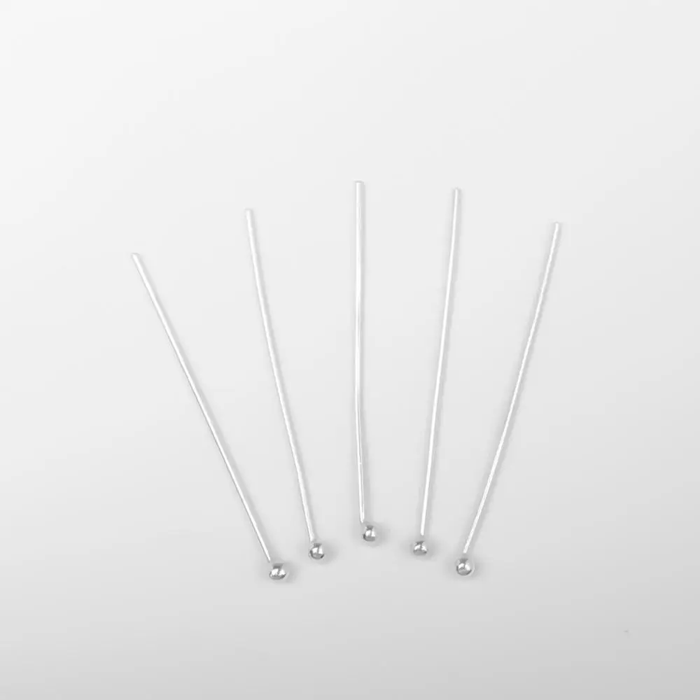 DoreenBeads Стерлинговое Серебро Шариковая головка булавки серебряные ювелирные