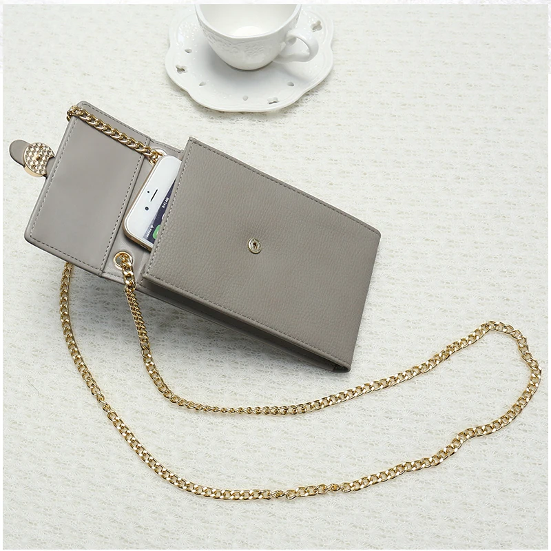 Модные маленькие сумки для женщин из искусственной кожи органайзер мобильного