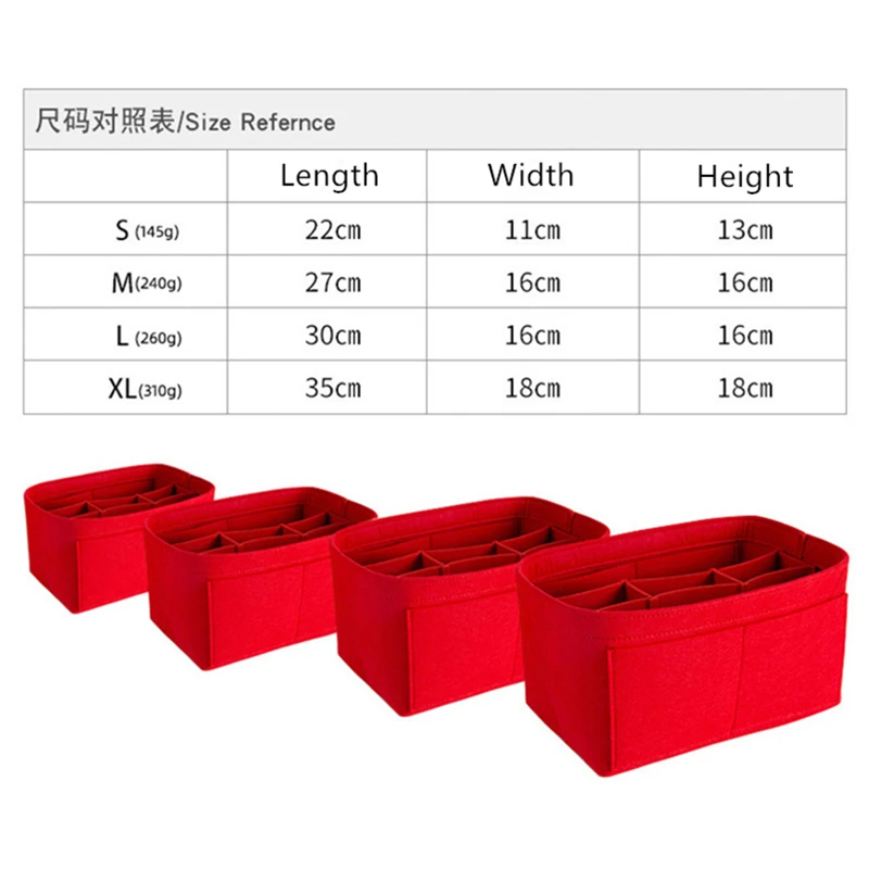 Женские сумки из войлочной ткани сумка для мамы хранения войлока внутренняя