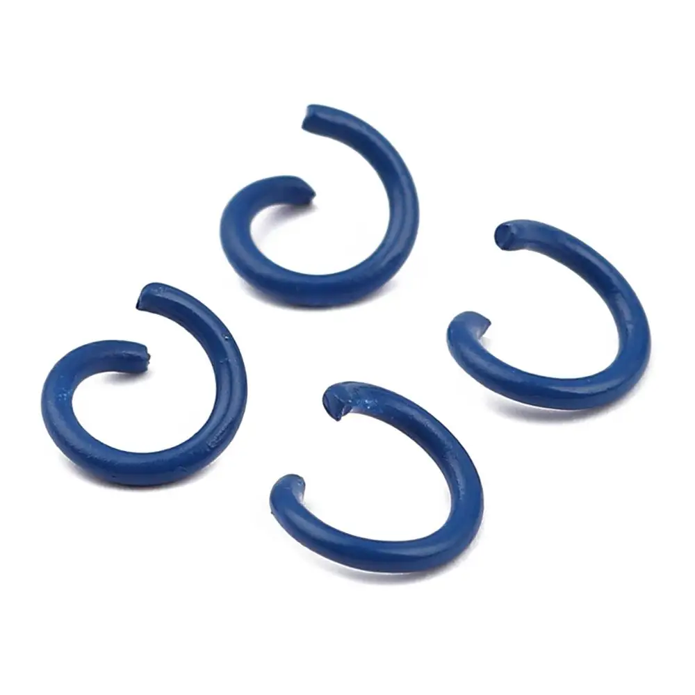 

200PCs 1.2mm Colorful Iron Open Jump Rings for DIY Jewelry Fingdings Open Rings Earrings Necklace Making Charms About 8mm