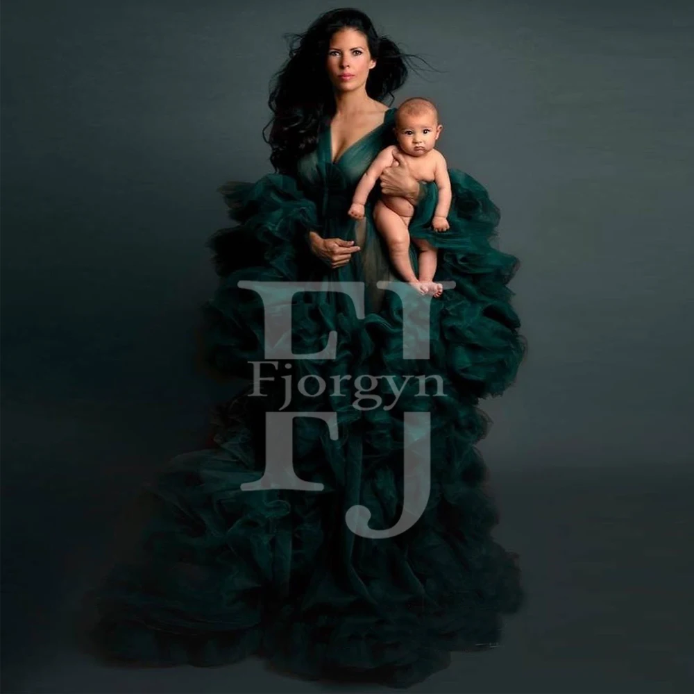 

Женское вечернее платье из мягкой тюли, для матери и ребенка, на заказ, 2021