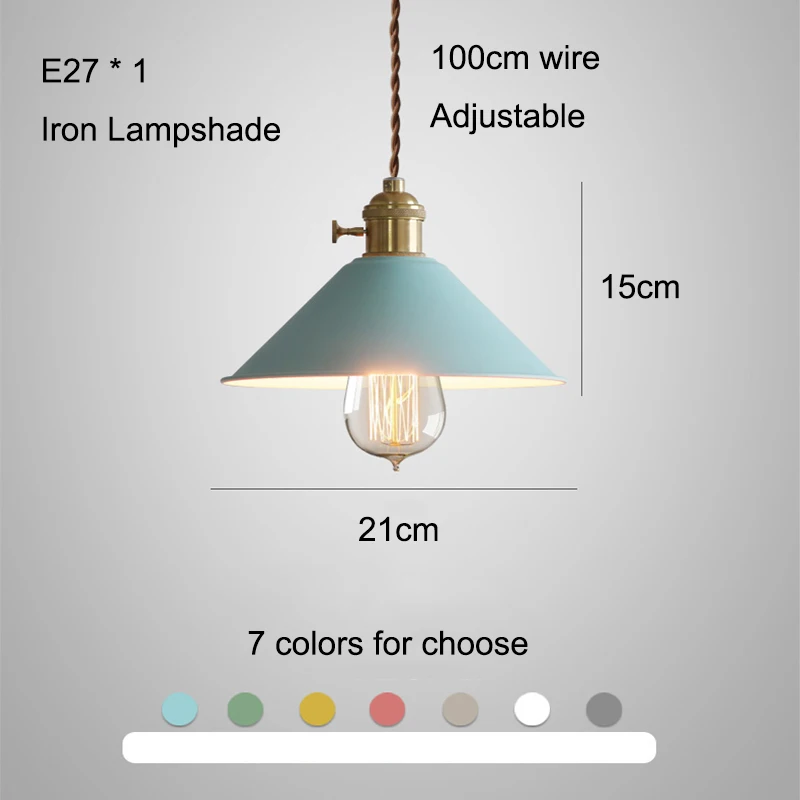 Современный подвесной светильник s промышленная лампа винтажный скандинавский