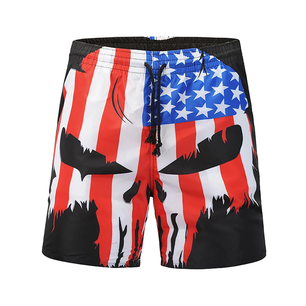 

Men's American Flag Workout Sports Surf Board Shorts Quickly Dry Swim Trunks Mens Beach Shorts