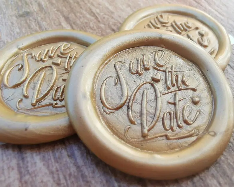 Самоклеющиеся восковые уплотнения сохраняют дату уплотнители для конвертов