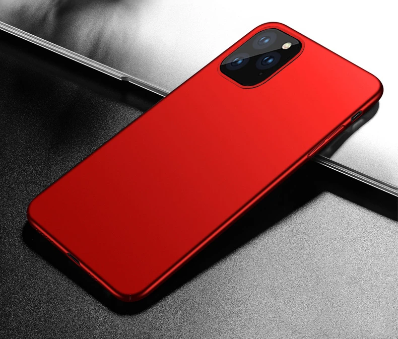 Чехол для iPhone 11 Pro, чехол для iPhone11, шт., задняя крышка, чехол с логотипом 5,8, 6,1, 6,5 дюймов, 11 pro max, Жесткий Чехол