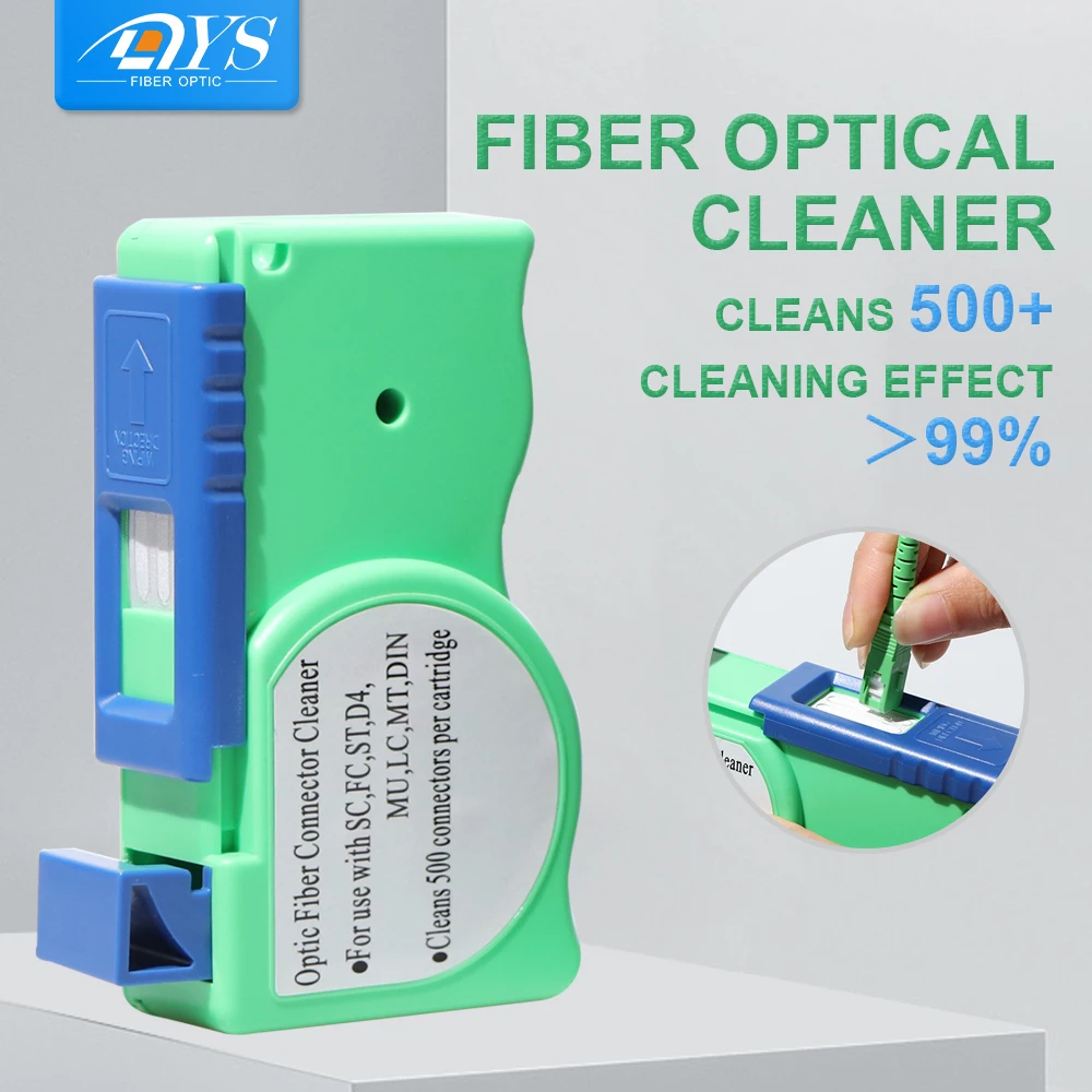 

Волоконно-оптический соединитель очиститель волоконно-коннектор Чистящая коробка Кассета для SC FC ST LC E2000 MU 500 раз