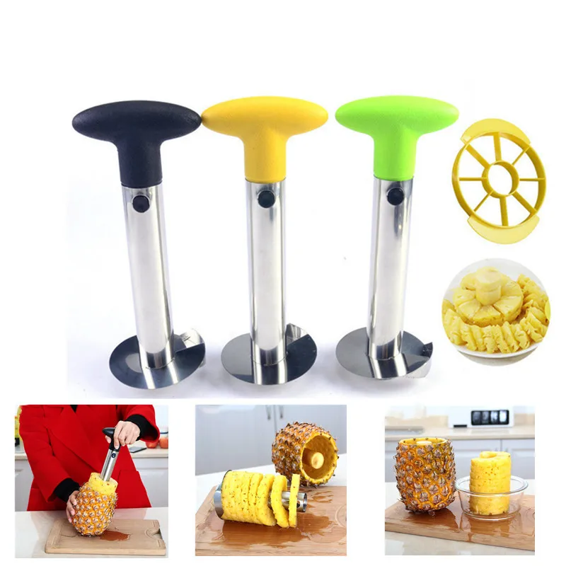 

Stainless Steel Pineapple Peeler Cutter Easy Fruit Parer Cutting Tool Home Kitchen Western Restaurant Accessories for Home