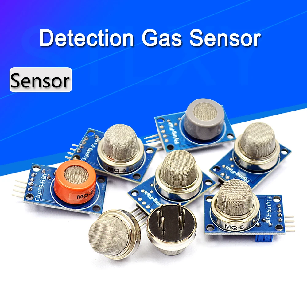 Фото MQ-2 MQ-3 MQ-4 MQ-5 MQ-6 MQ-7 MQ-8 MQ-9 MQ-135 Detection Smoke methane liquefied Gas Sensor Module for Arduino Starter DIY Kit №1